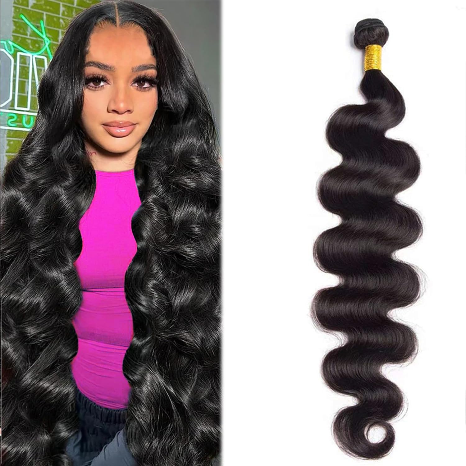 Brazilian Virgin Hair Bundles Deep Wave Human Hair Extensions