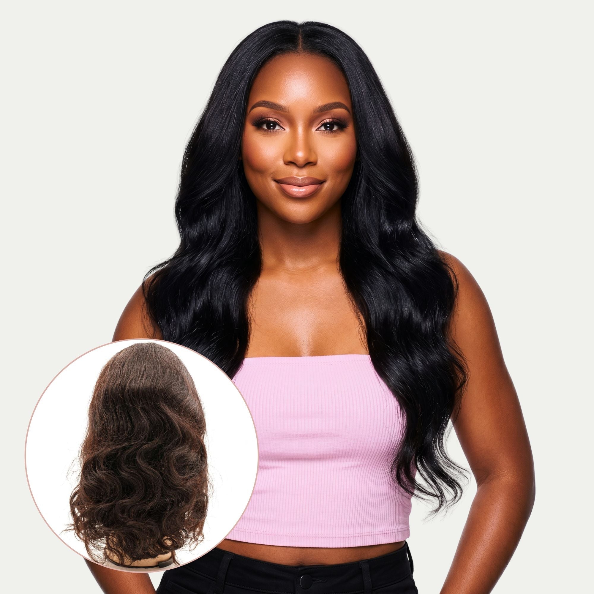 Glueless Body Wave 5x5 HD Lace 100% Human Hair Closure Wig