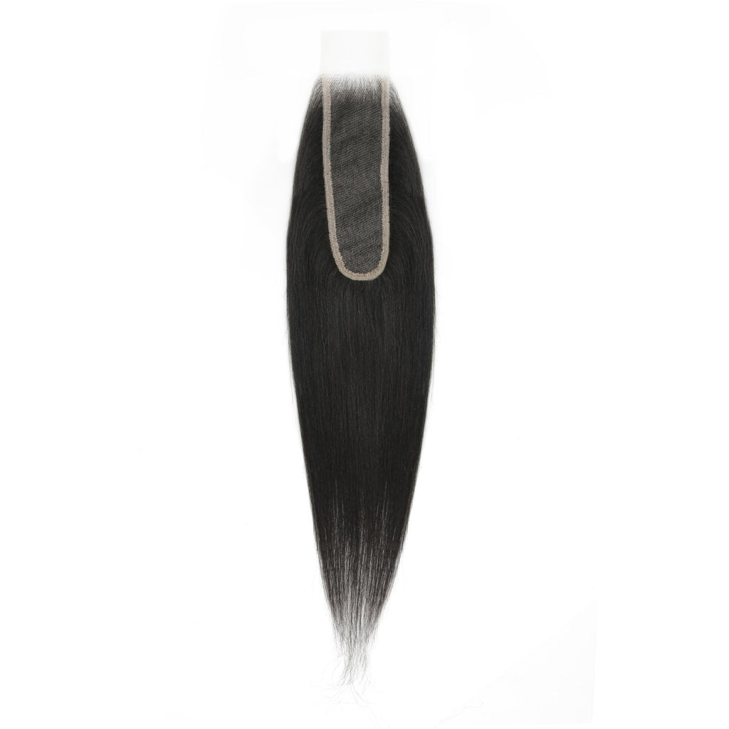 Yaki Straight 2x6 Transparent Lace Human Hair Closure