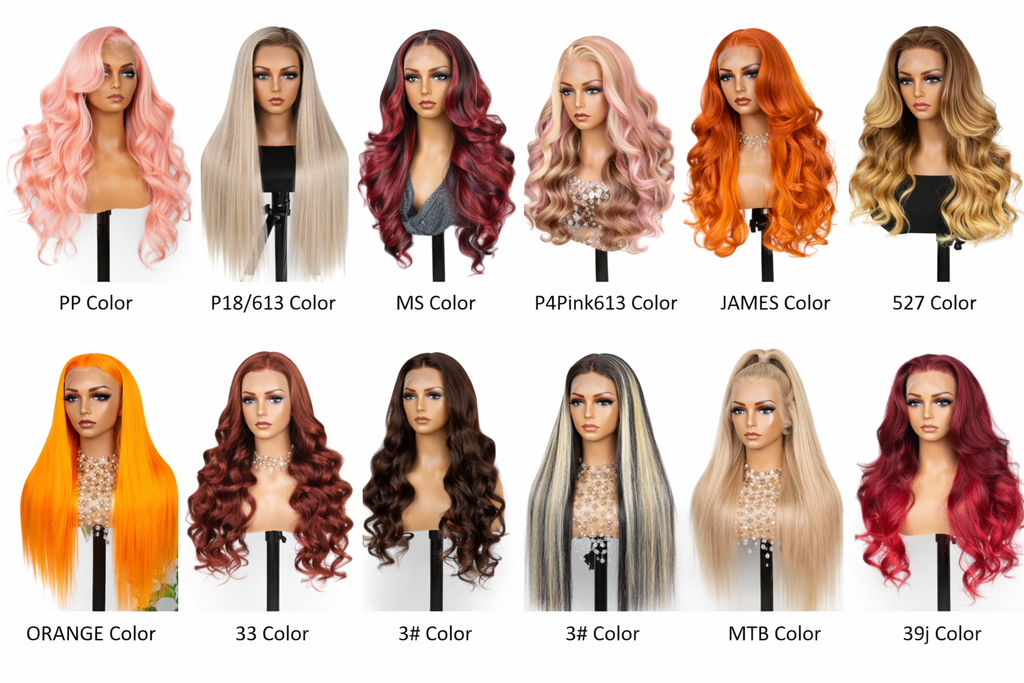 Chocolate Brown HD Transparent Lace 24' Frontal Glueless Wigs Natural Deep Wave Human Hair Wigs