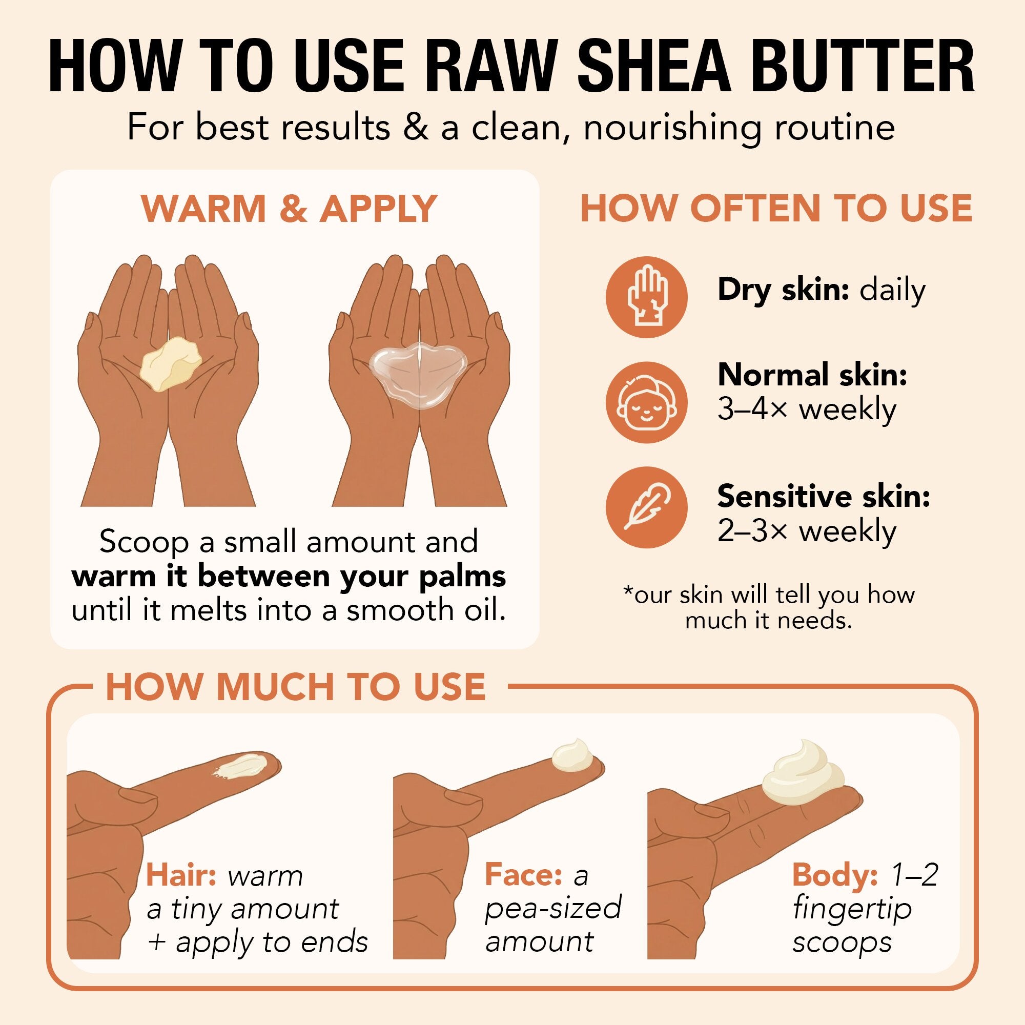 100% Yellow Shea Butter - Creamy