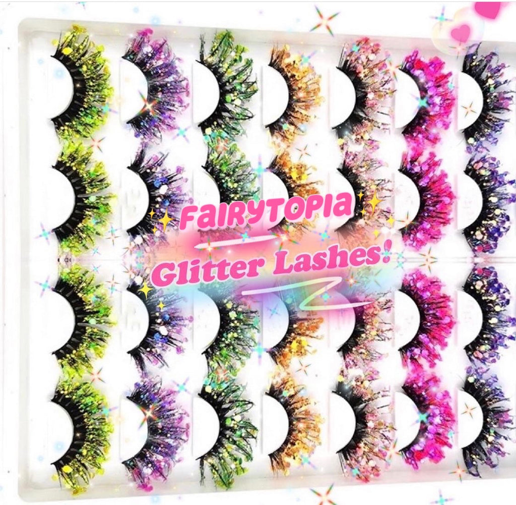 TINKERBELL “FairyTopia” *UV* Glitter DreamDoll Lashes