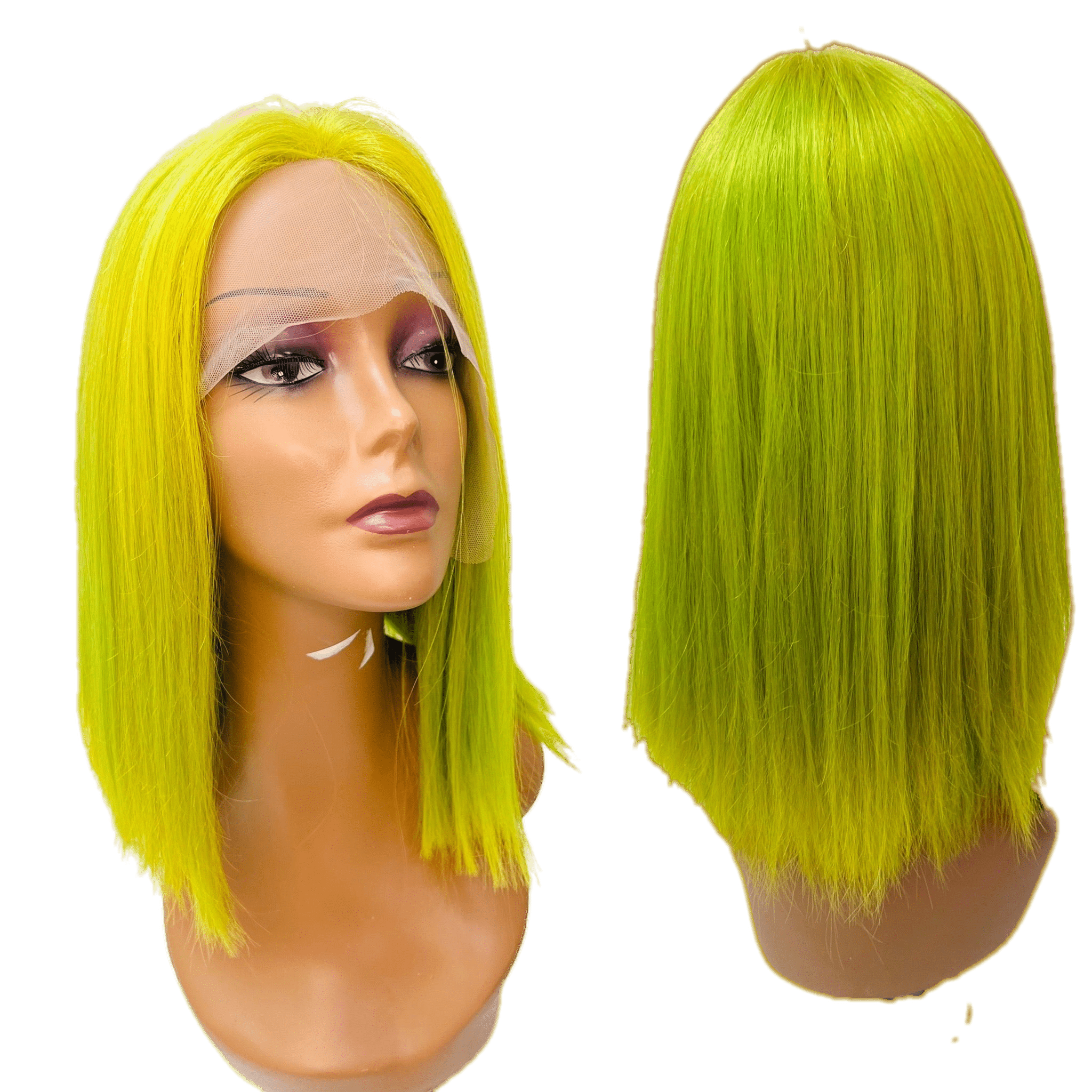 Rio Lace Front U-Part Human Hair Bob Wig, Straight - Choose Size