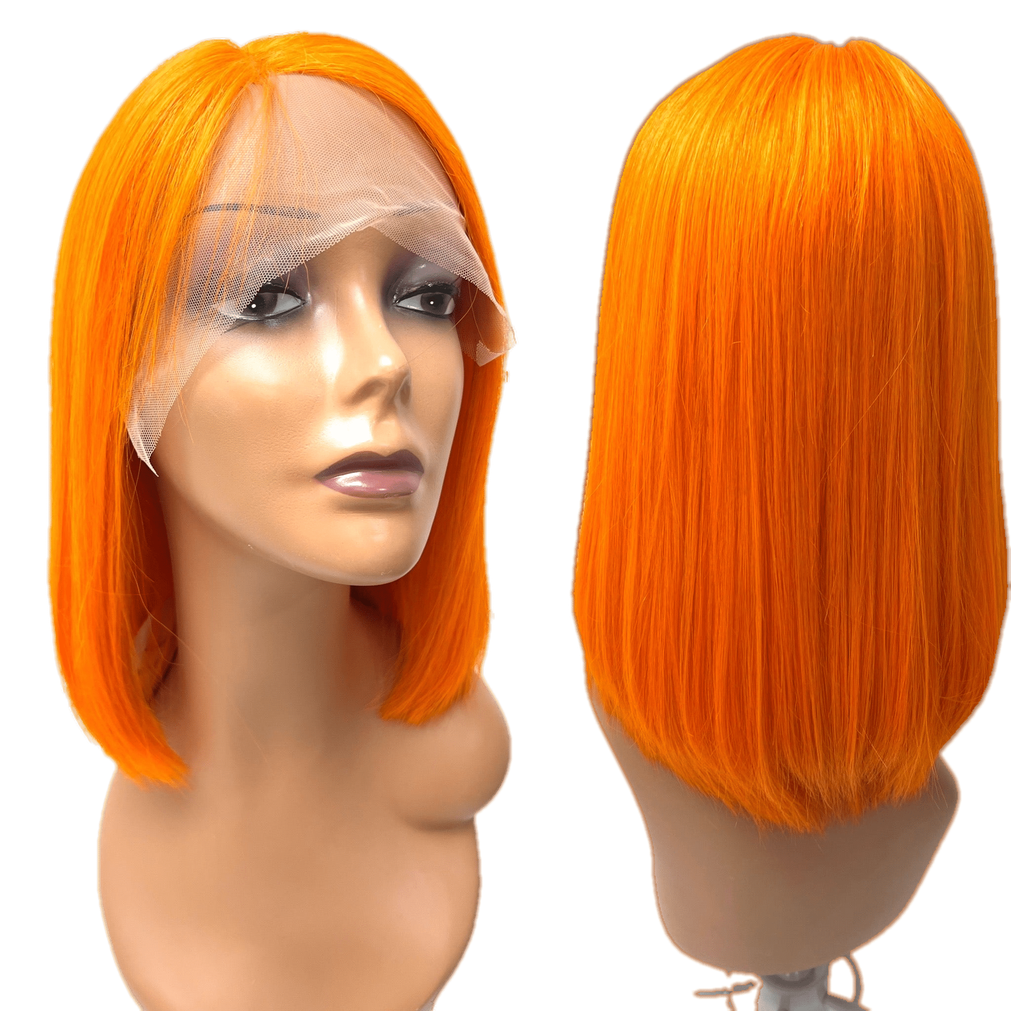 Rio Lace Front U-Part Human Hair Bob Wig, Straight - Choose Size