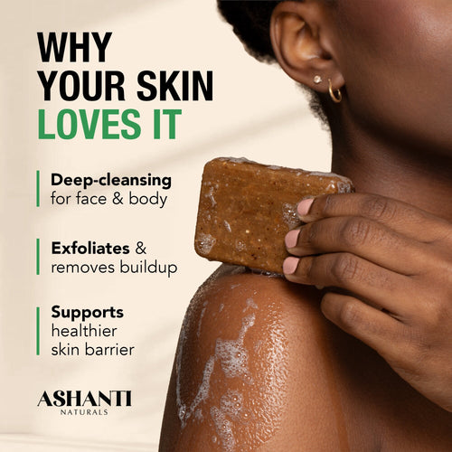100% African Black Soap - Tea Tree