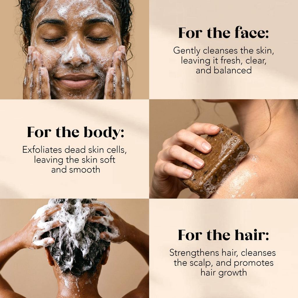 100% African Black Soap - Tea Tree